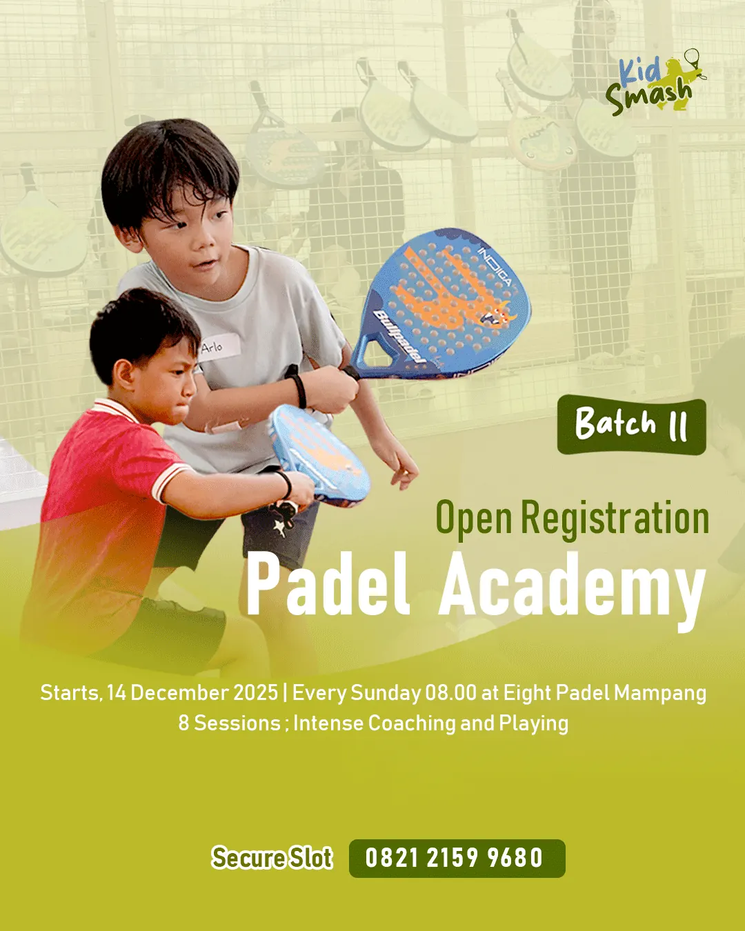 Konten open registration Padel Academy